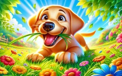 ¿Por qué mi perro perro come césped? Causas y soluciones.